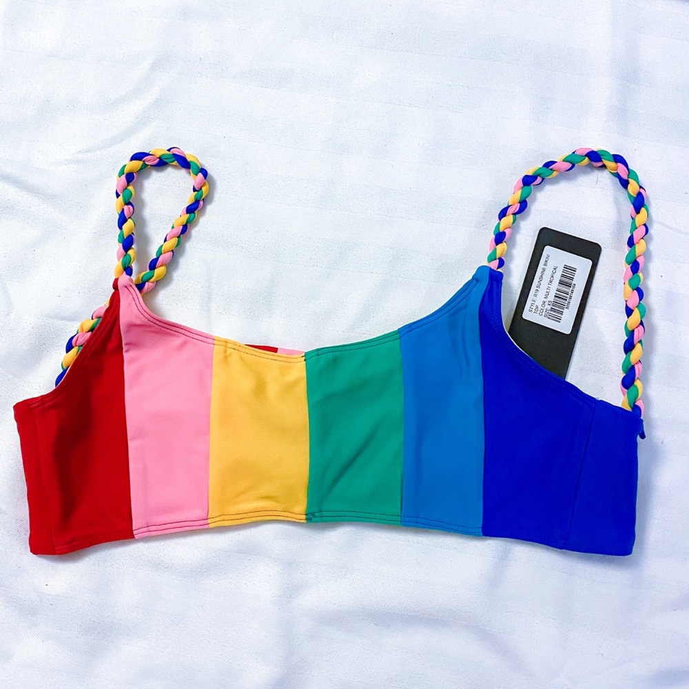 nwt Paper London Sunshine rainbow bra